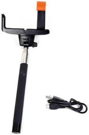 Multi-Function Extendable Handheld Selfie Stick with Wireless Remote for All Android and iOS Phones (Black)