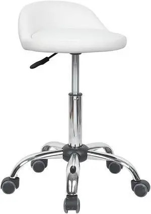 Juno Adjustable Height Massage Stool w/Wheels