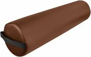 6" Diameter Deluxe Oversized Massage Table 25" Full Bolster - Espresso