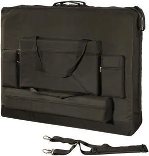 Royal Massage Deluxe Black Universal Oversized Massage Table Carry Case - 28"