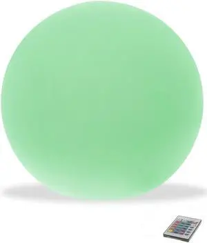 Modern Home LED Glowing Sphere w/Infrared Remote Control (20 inch)