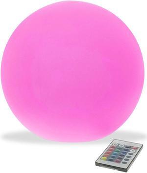 Modern Home LED Glowing Sphere w/Infrared Remote Control (8 inch)