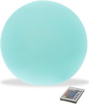 Modern Home LED Glowing Sphere w/Infrared Remote Control (16 inch)