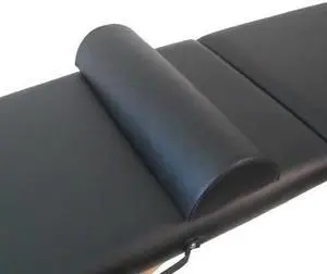 6" Diameter Deluxe Oversized Massage Table 25" Half Bolster - Burgundy