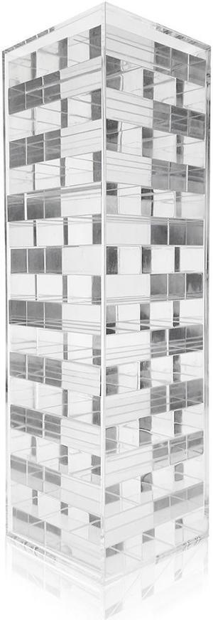 OnDisplay 3D Luxe Acrylic Stacking Tower Puzzle Game (Clear)
