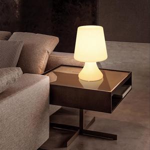 Modern Home Portable Cordless LED Glowing Table Lamp w/Infrared Remote Control