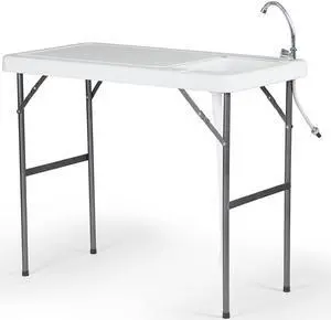 Modern Home Portable Folding Outdoor Fish Fillet Table for Cleaning/Cutting