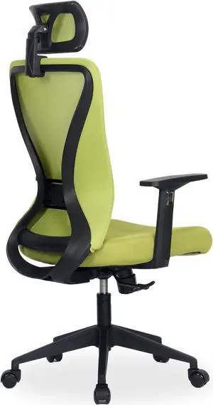 Modern Home Xelo Testa Mid-Back Desk/Office Task Chair (Black/Lime Green)