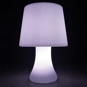 Modern Home Portable Cordless LED Glowing Table Lamp w/Infrared Remote Control