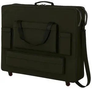Royal Massage 28" Width Deluxe Black Universal Massage Table Carry Case w/Wheels