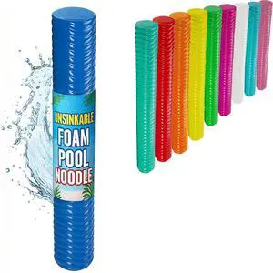 California Sun Deluxe Unsinkable Ultra Soft Foam Cushion Pool Noodle - Ocean Blue