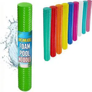 California Sun Deluxe Unsinkable Ultra Soft Foam Cushion Pool Noodle - Key Lime