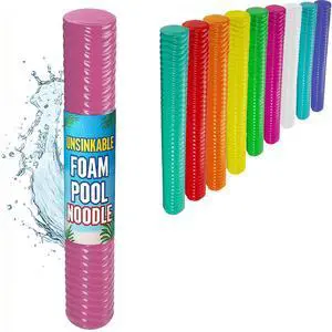 California Sun Deluxe Unsinkable Ultra Soft Foam Cushion Pool Noodle - Coral