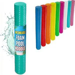 California Sun Deluxe Unsinkable Ultra Soft Foam Cushion Pool Noodle - Aquamarine