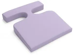 Royal Massage T-Wedge Body Positioning Cushion  Black Foam Support Pad for Massage (Lilac)