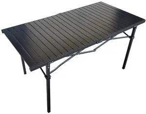 GoTEAM! Portable Heavy Duty Aluminum Roll-Top Table (X-Large)