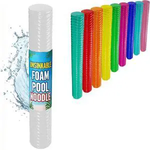 California Sun Deluxe Unsinkable Ultra Soft Foam Cushion Pool Noodle - White Cloud