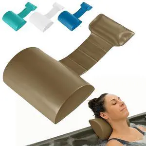 California Sun Deluxe Spa Hot Tub Headrest Pillow  Weighted Vinyl Waterproof Cushion for Jacuzzi