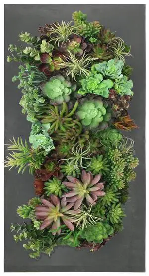 Modern Home Living Wall Galvanized Steel/Zinc Succulent Planter (Rust Zinc, 12 Pocket)