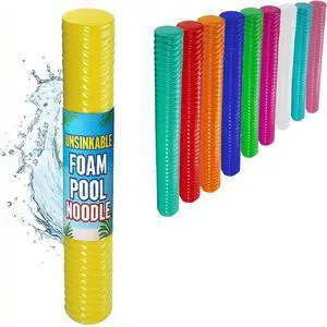 California Sun Deluxe Unsinkable Ultra Soft Foam Cushion Pool Noodle - Yellow
