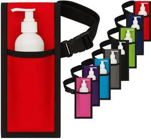 Royal Massage Single Adjustable Massage Oil/Lotion Holster - Bottle Not Included (Red)
