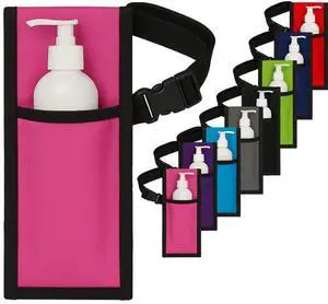 Royal Massage Single Adjustable Massage Oil/Lotion Holster - Bottle Not Included (Pink)