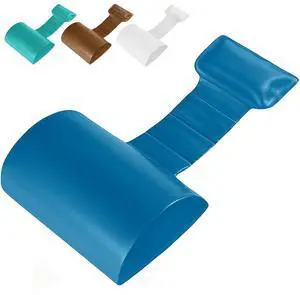 California Sun Deluxe Spa Hot Tub Headrest Pillow  Weighted Vinyl Waterproof Cushion for Jacuzzi (Pacific Blue)