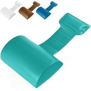 California Sun Deluxe Spa Hot Tub Headrest Pillow  Weighted Vinyl Waterproof Cushion for Jacuzzi (Aquamarine)