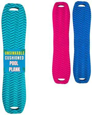 California Sun Deluxe Unsinkable Ultra Soft Foam Cushion Pool Plank (Teal)