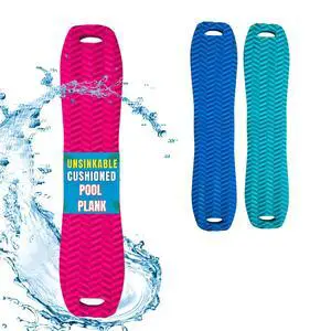 California Sun Deluxe Unsinkable Ultra Soft Foam Cushion Pool Plank (Pink)
