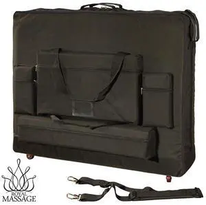 Royal Massage Deluxe Black Universal Massage Table Carry Case w/Wheels