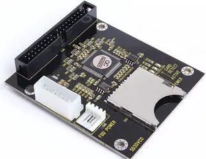 3.5" 40Pin 40-Pin Male IDE To SD/SDHC/MMC memory Card SD to 3.5 IDE Adapter
