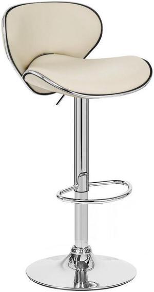 Modern Home Kappa Contemporary Adjustable Height Counter/Bar Stool (Coffee Brown)