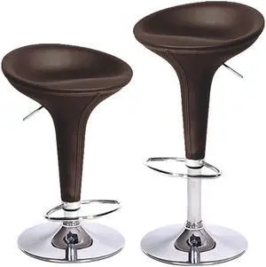 Set of 4 Modern Home Blok Contemporary Adjustable Height Counter/Bar Stool (Vanilla White)