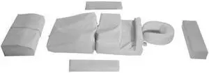 Royal Massage Deluxe 10pc Prenatal Pregnancy Comfort Cushion Set - Massage Therapy for Pregnant Women (White)