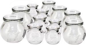 Royal Massage 12pc Fire Glass Cupping Jar Set