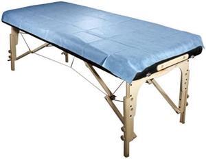 Royal Massage Set of 10 Universal Disposable Waterproof Flat Table Sheets - Blue
