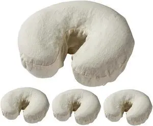 Royal Massage Set of 4 Brushed Flannel Fitted Face Cradle Covers