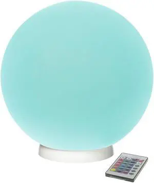 Modern Home Deluxe Floating LED Glowing Sphere w/Infrared Remote Control (14")