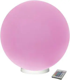 Modern Home Deluxe Floating LED Glowing Sphere w/Infrared Remote Control (20")