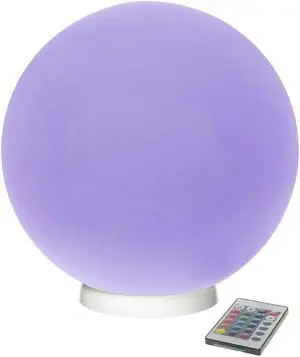 Modern Home Deluxe Floating LED Glowing Sphere w/Infrared Remote Control (16")