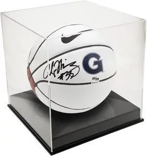 OnDisplay Deluxe Acrylic UV-Protected Basketball/Soccer Ball Display Case - Black Base