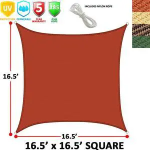 Modern Home Sail Shade Square (16.5' Sides)