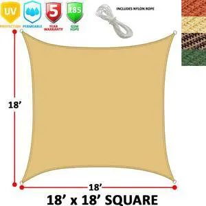 Modern Home Sail Shade Square (18' Sides)