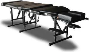 Sheffield 180 Elite Professional Portable Chiropractic Table - Charcoal