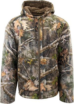 True Timber Truesuede High Pile Bowknife Full Zip Kanati Hoodie In Large