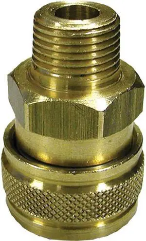 AR Blue Clean Qc Al-Qc1/4Mb 1/4” M Ball Quick Coupling, Metalic