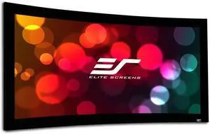 Elite Screens Curve235-96W Lunette Wall Mount Fixed Frame Projection Screen (96" 2.35:1 Aspect Ratio) (CineWhite)