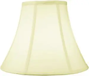 Egg Shell Shantung Fabric Bell Lamp Shade 6x12x9.5