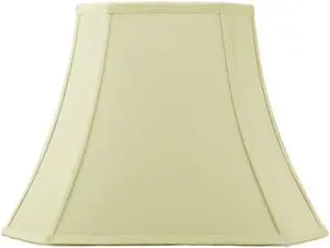 9x16x12 Square Cut Corner Lamp Shade Eggshell